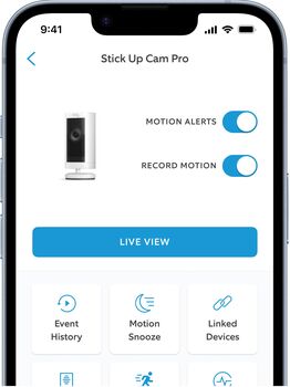 Ring Stick Up Cam Pro Plug-in öryggismyndavél - Svört