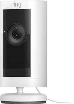Ring Stick Up Cam Pro Plug-in öryggismyndavél - Hvít