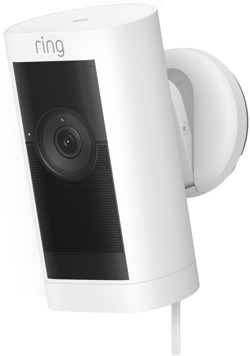 Ring Stick Up Cam Pro Plug-in öryggismyndavél - Hvít