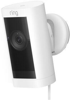 Ring Stick Up Cam Pro Plug-in öryggismyndavél - Hvít