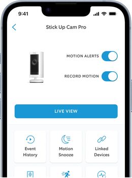 Ring Stick Up Cam Pro Plug-in öryggismyndavél - Hvít