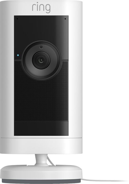 Ring Stick Up Cam Pro Plug-in öryggismyndavél - Hvít