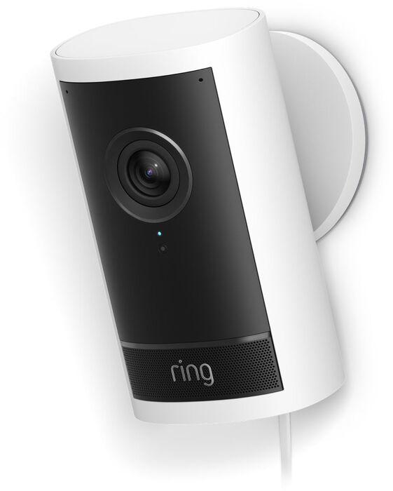 Ring Outdoor Cam 4K Pro Plug-In öryggismyndavél - Hvít