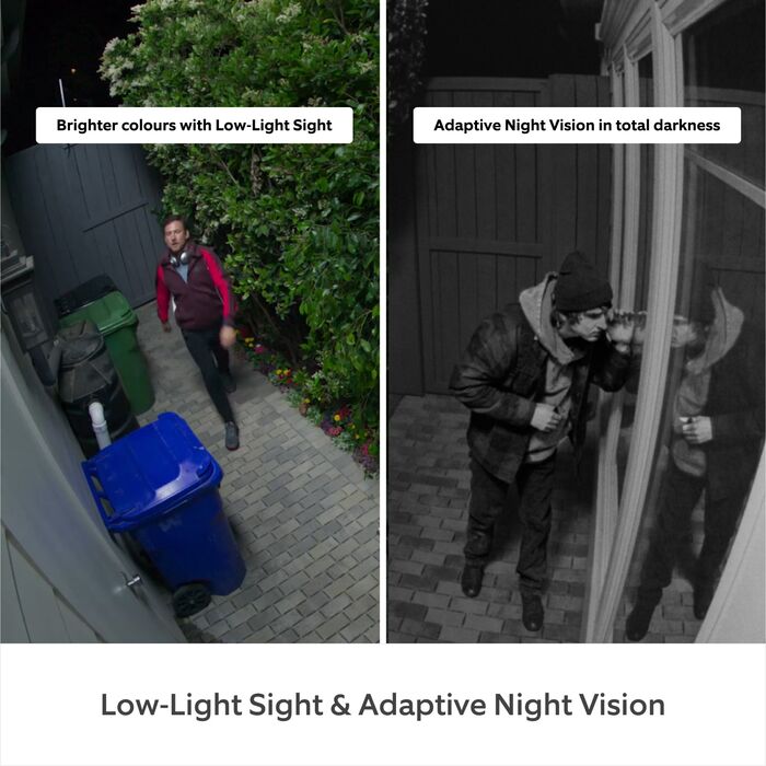 Ring Outdoor Cam 4K Pro Plug-In öryggismyndavél - Hvít