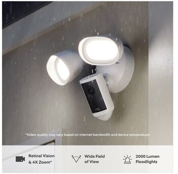 Ring Floodlight Cam 4K Pro öryggismyndavél