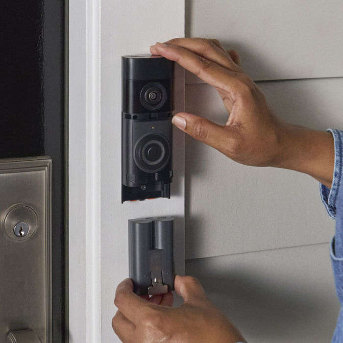 Ring Video Doorbell Plus 2nd Gen dyrabjalla - Silfur