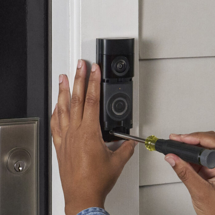 Ring Video Doorbell Plus 2nd Gen dyrabjalla - Silfur