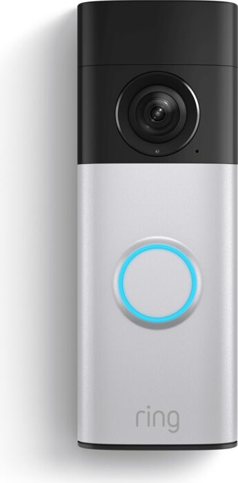 Ring Video Doorbell Plus 2nd Gen dyrabjalla - Silfur