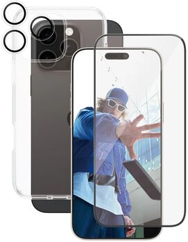 CARE iPhone 16 Pro Max 3-í-1 pakki - Glær