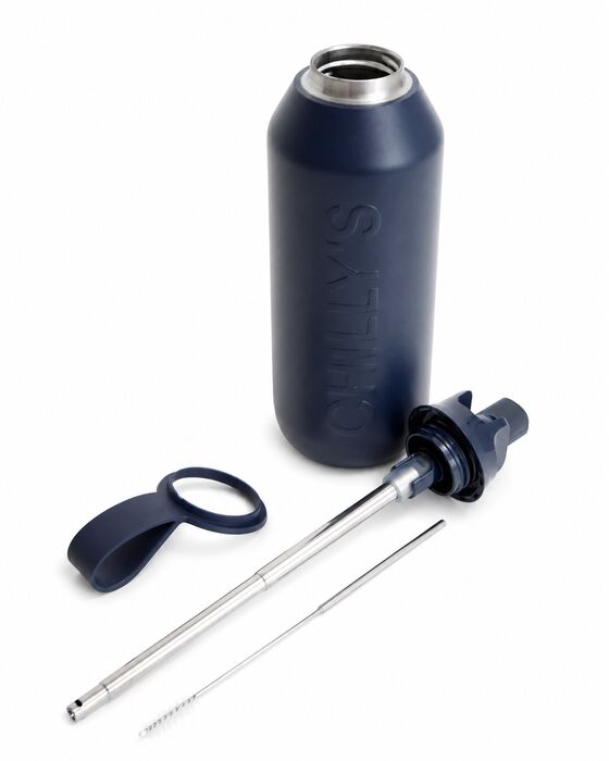 Chilly's S3 Sport Flip 500 ml flaska - Dökkblá