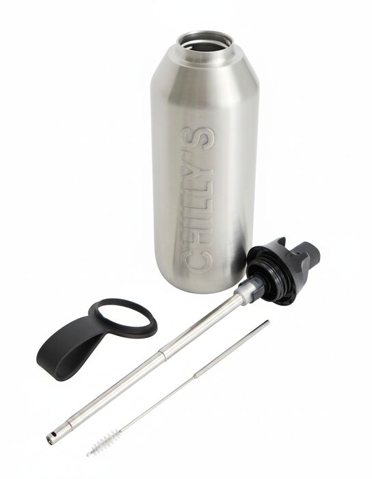 Chilly's S3 Sport Flip 500ml flaska - Stál