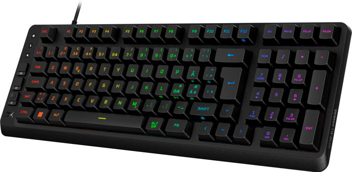 HyperX Eve 1800 leikjalyklaborð - Svart