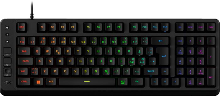 HyperX Eve 1800 leikjalyklaborð - Svart