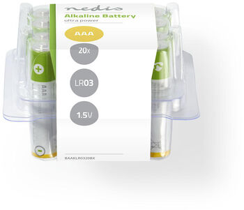 Alkaline rafhlöður AAA - 1.5 V - 20stk