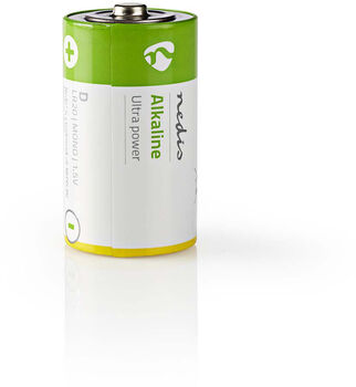 Nedis Rafhlöður D Alkaline 1.5V 2 stk