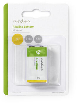 Nedis 9V Alkaline rafhlaða