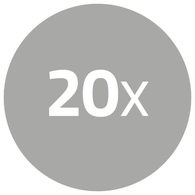 Nedis AA Rafhlöður Alkaline 1.5V 20stk.