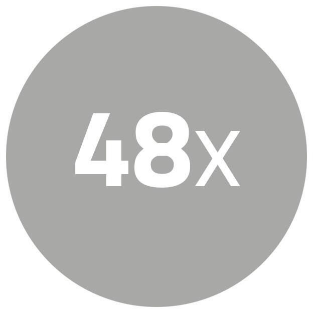 Nedis AA Alkaline rafhlöður - 48stk