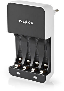 Nedis hleðslutæki fyrir AA/AAA rafhlöður