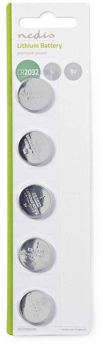 Nedis Rafhlöður CR2032 5stk
