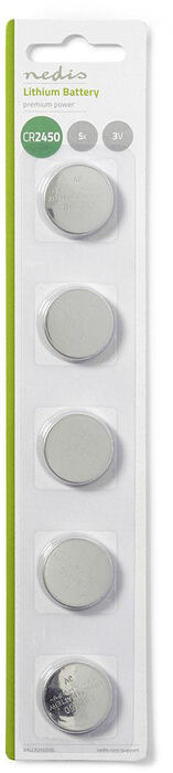 Nedis Rafhlöður CR2450 5stk