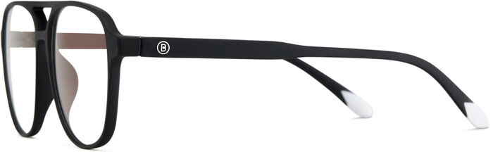 Barner Brad +1,5 skjágleraugu - Black Noir