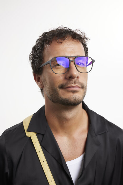 Barner Brad +1,5 skjágleraugu - Black Noir