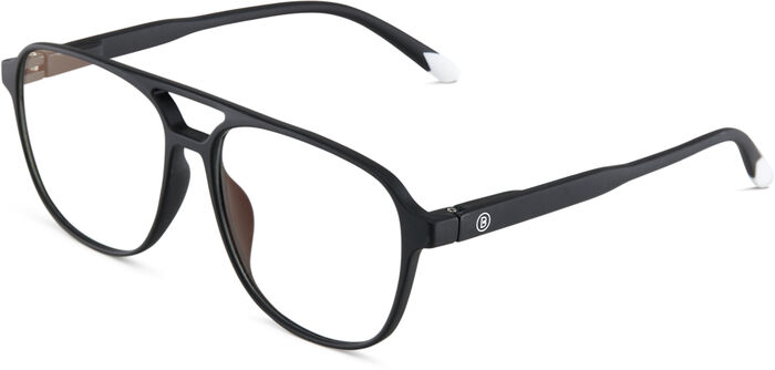 Barner Brad +1,5 skjágleraugu - Black Noir