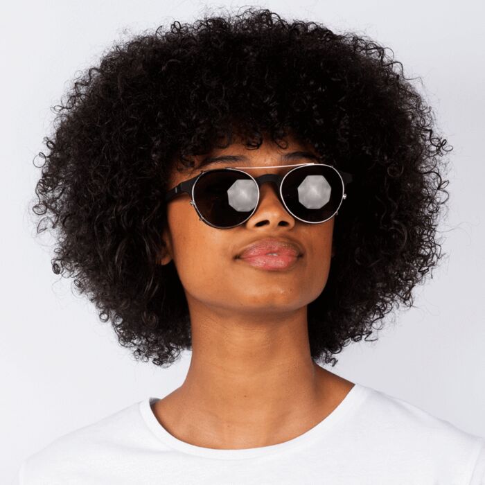 Barner Chamberi skjágleraugu - Black Noir