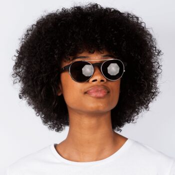 Barner Chamberi skjágleraugu - Black Noir