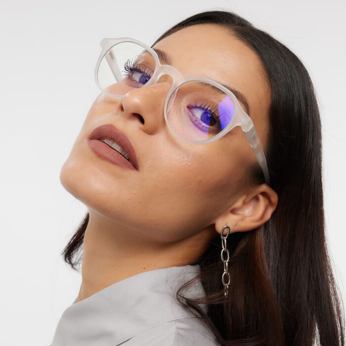 Barner Chamberi +1,5 skjágleraugu - Coconut Milk