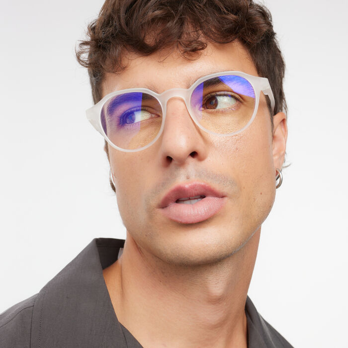 Barner Chamberi +1,5 skjágleraugu - Coconut Milk