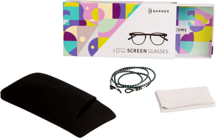 Barner Dalston skjágleraugu - Black Noir