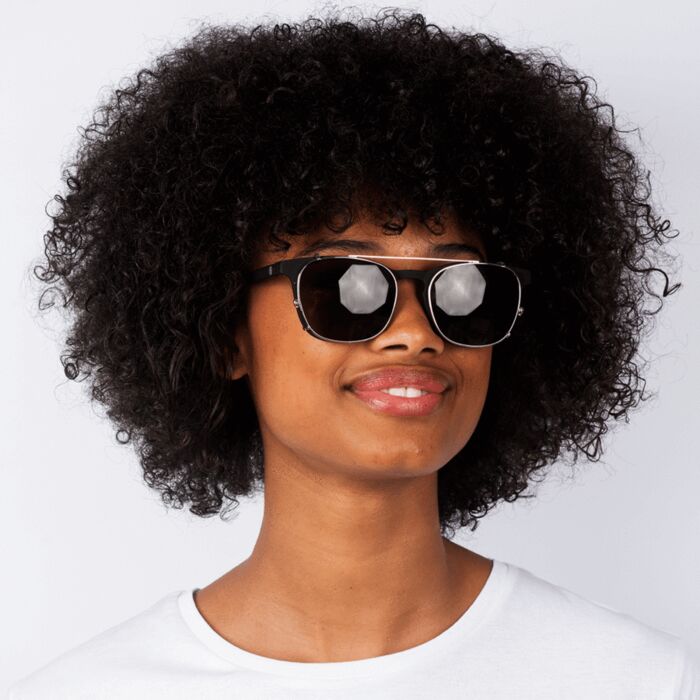 Barner Dalston skjágleraugu - Black Noir