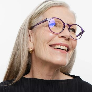 Barner Le Marais Glossy skjágleraugu - Midnight Plum