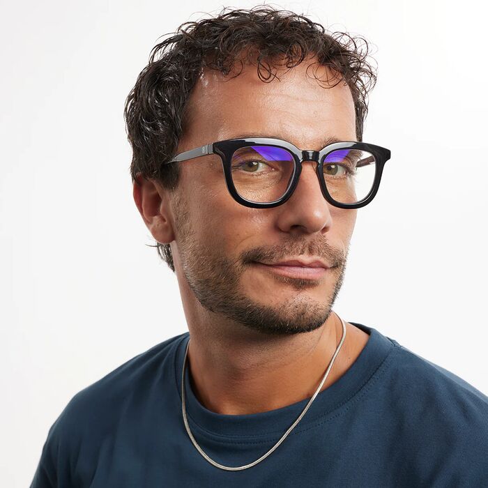 Barner Osterbro Glossy skjágleraugu - Black Noir