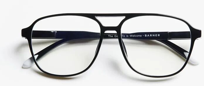 Barner Brad Glossy +1,5 skjágleraugu - Black Noir