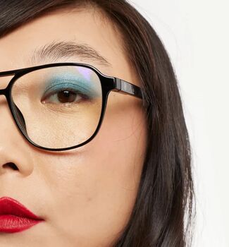 Barner Brad Glossy +3 skjágleraugu - Black Noir