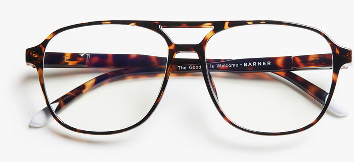 Barner Brad Glossy +2,5 skjágleraugu - Turtoise