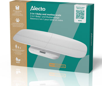 Alecto barna/gæludýravog - Hvít