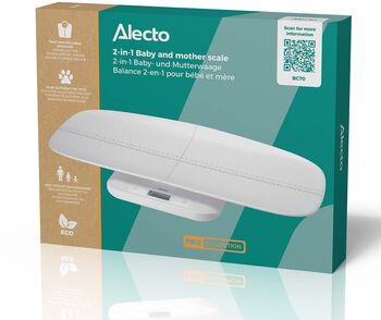 Alecto barna/gæludýravog - Hvít