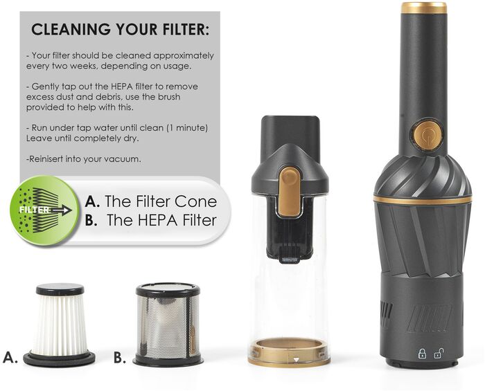 Beldray AIRLITE handryksuga - Dökkgrá