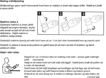 Beurer blóðþrýstingsmælir f/úlnlið