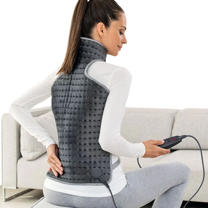 Beurer hitapúði fyrir háls og bak - Grár