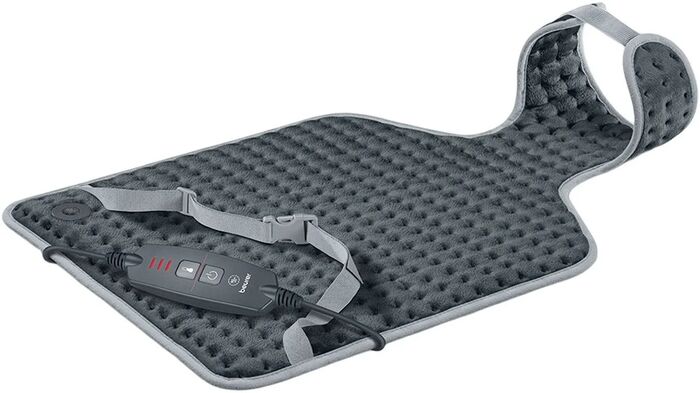 Beurer hitapúði fyrir háls og bak - Grár