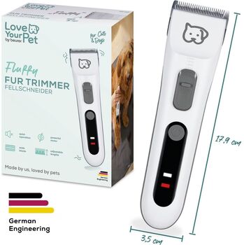 Beurer Fluffy dýraklippur - Hvítar