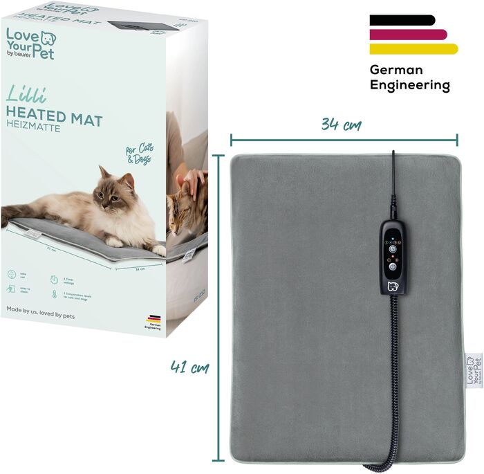 Beurer hitamotta f. gæludýr - Grá