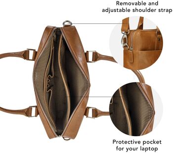 Dbramante1928 Rosenborg hliðartaska 14" - Brún