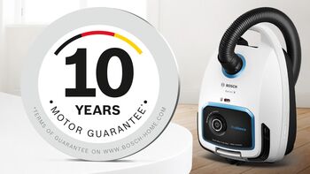 Bosch Series 6 ProSilence ryksuga - Hvít