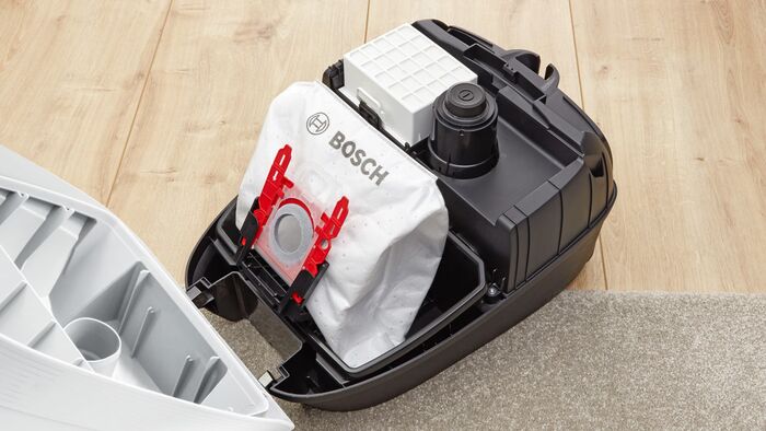 Bosch Series 6 ProSilence ryksuga - Hvít